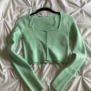 Zara cropped cardigan